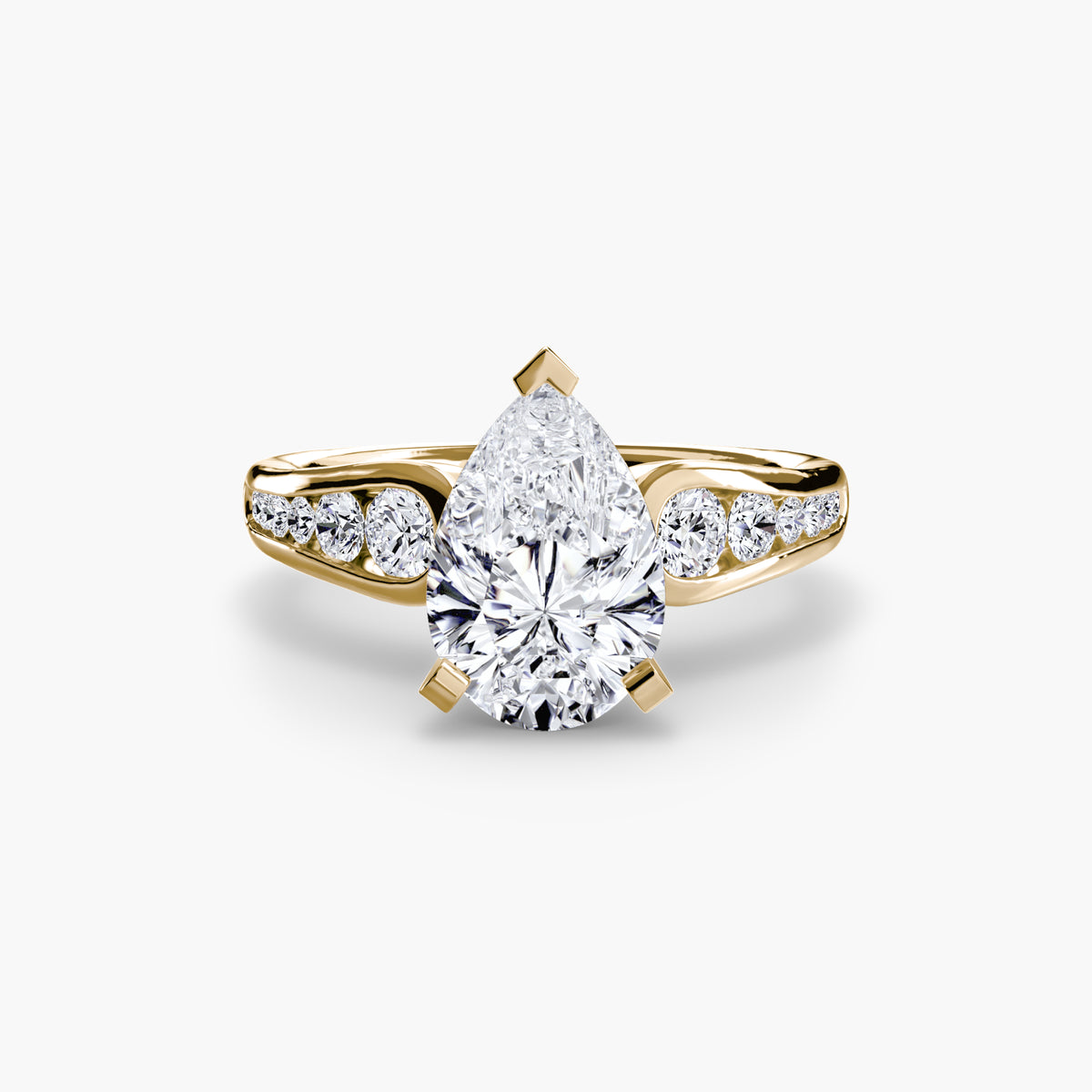 Ring Setting - 14K Yellow Gold (Emerald)
