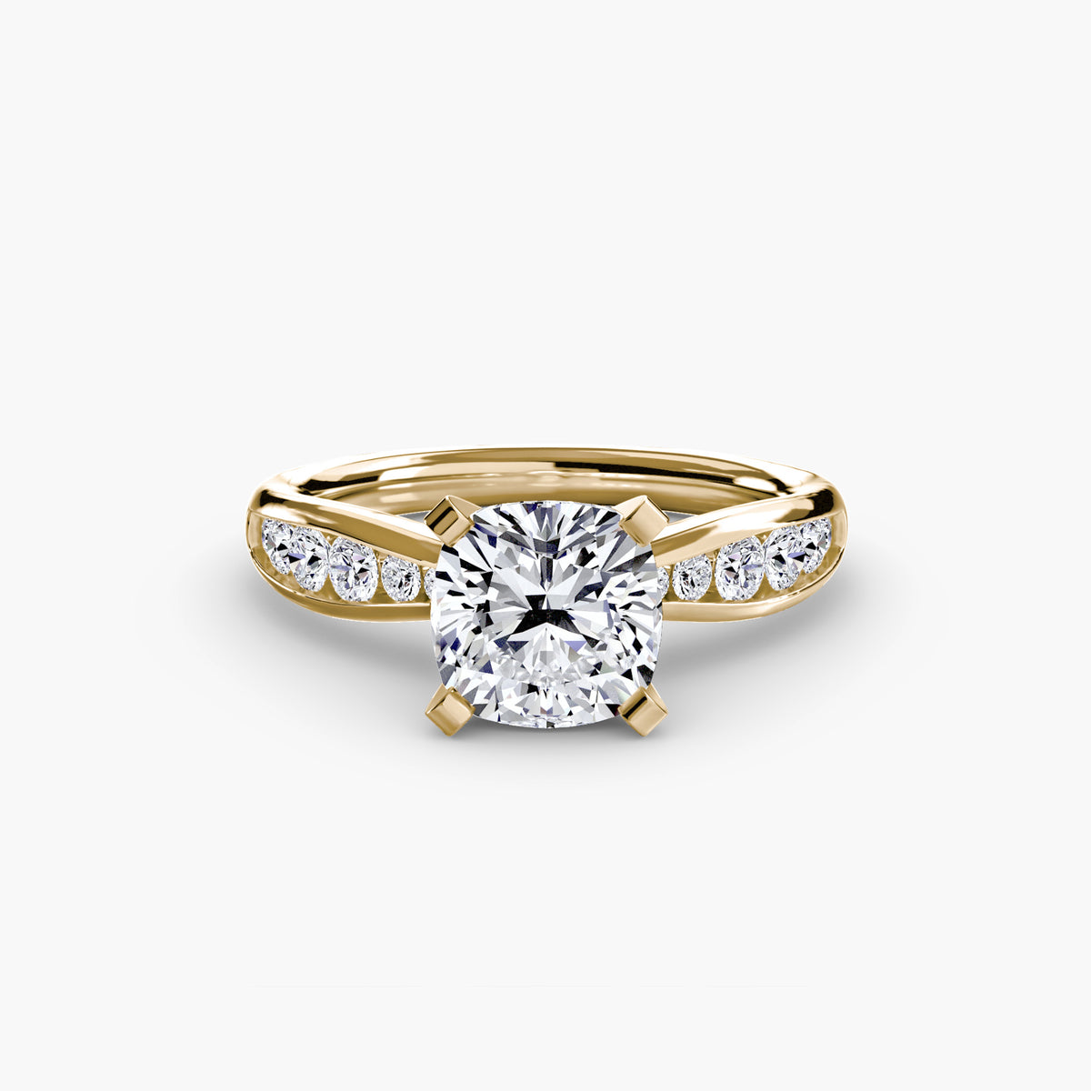 Ring Setting - 14K Yellow Gold (Oval)