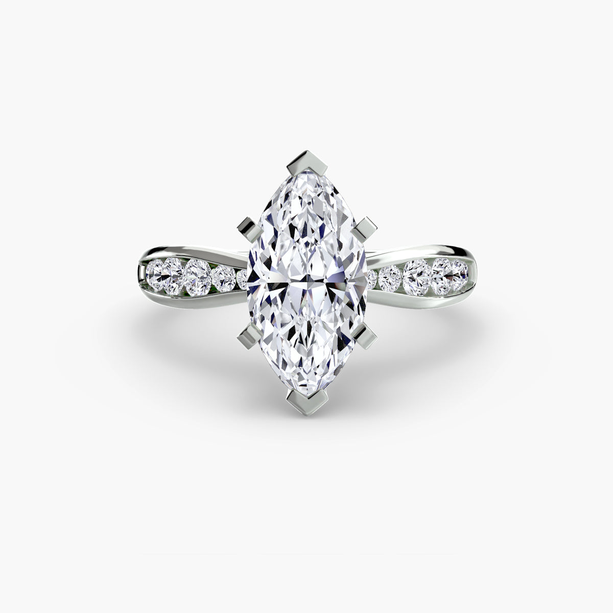 Ring Setting - 18K Yellow Gold (Round)