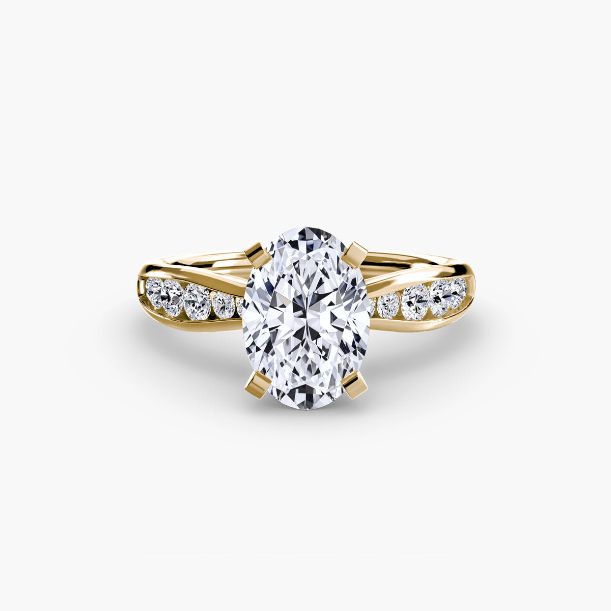 Ring Setting - 14K Yellow Gold (Pear)