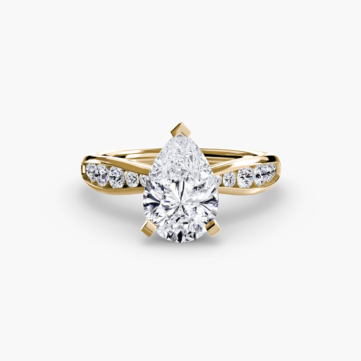 Ring Setting - 14K Yellow Gold (Emerald)