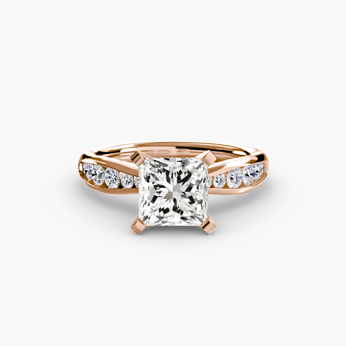 Ring Setting - 14K Rose Gold (Cushion)