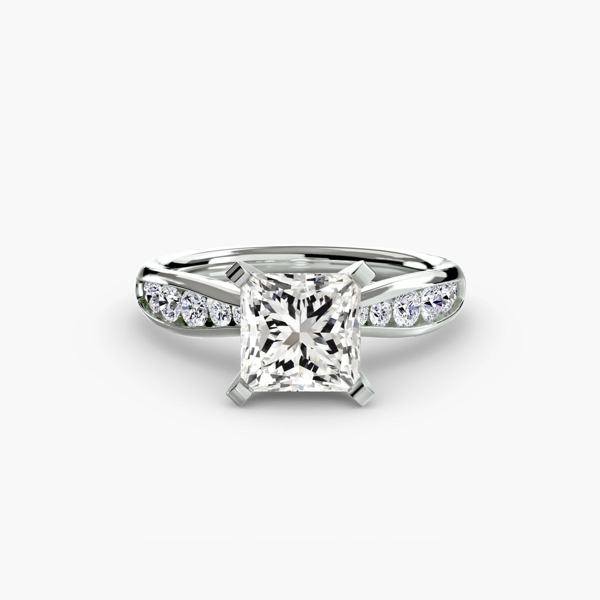 Ring Setting - 950 Platinum (Cushion)