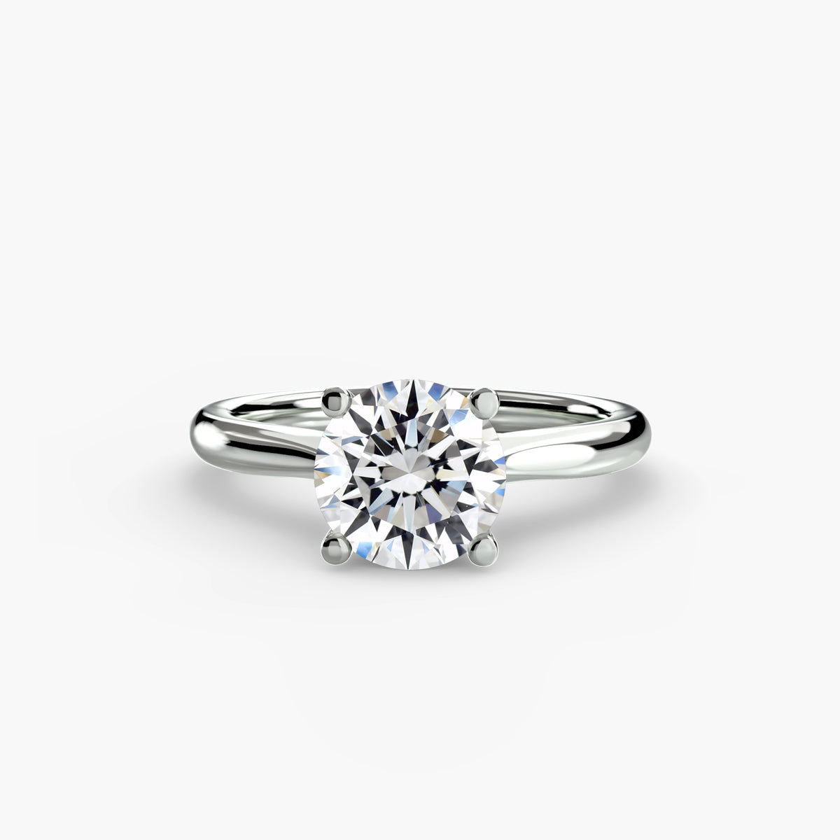 Ring Setting - 14K Yellow Gold (Round)