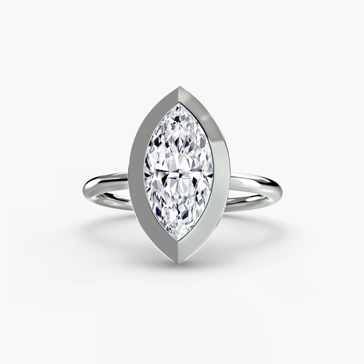 Ring Setting - 18K Yellow Gold (Round)