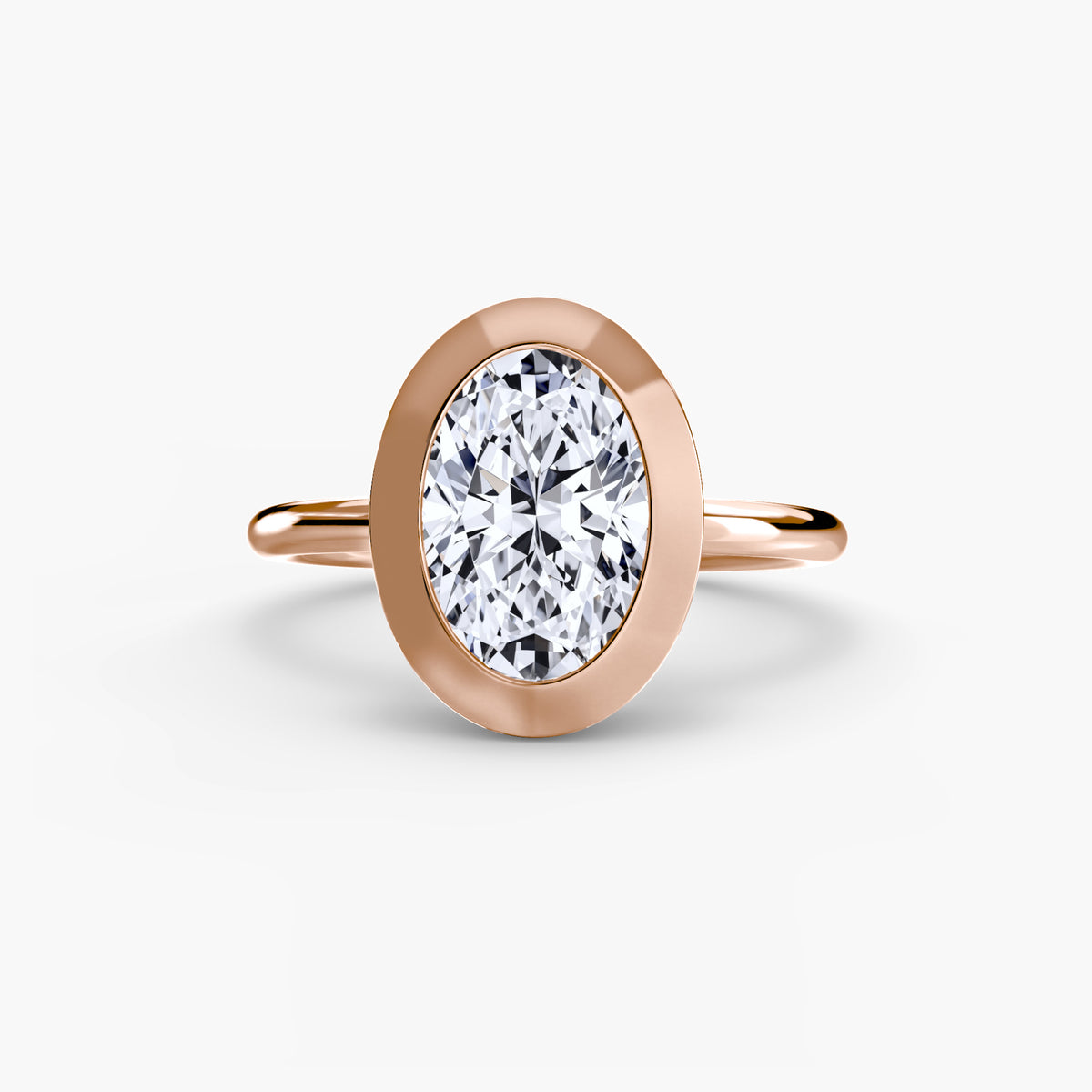 Ring Setting - 14K Rose Gold (Pear)