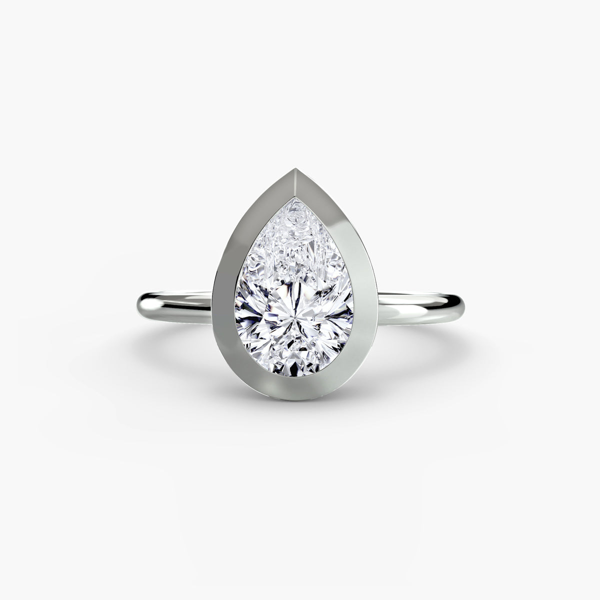Ring Setting - 18K White Gold (Emerald)