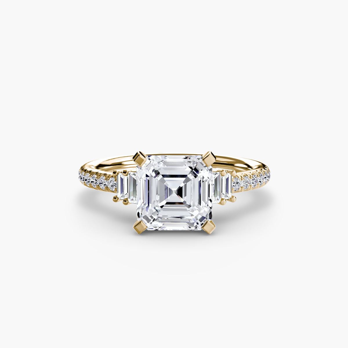 Ring Setting - 18K Yellow Gold (Marquise)