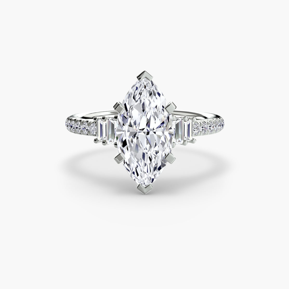 Ring Setting - 18K Yellow Gold (Round)