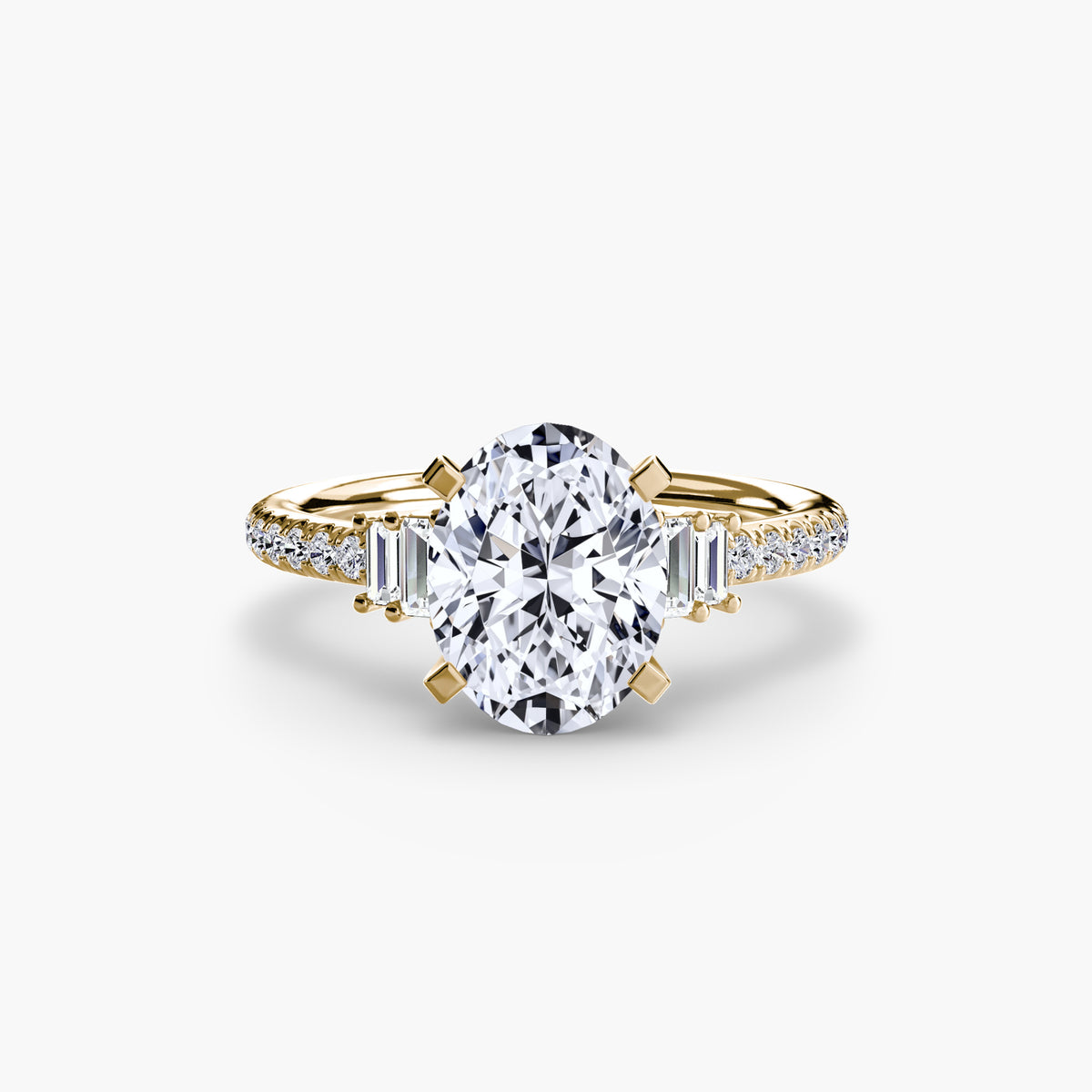 Ring Setting - 18K Yellow Gold (Pear)
