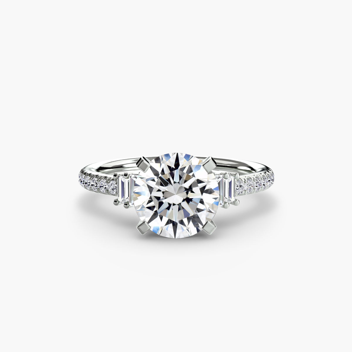 Ring Setting - 950 Platinum (Princess)