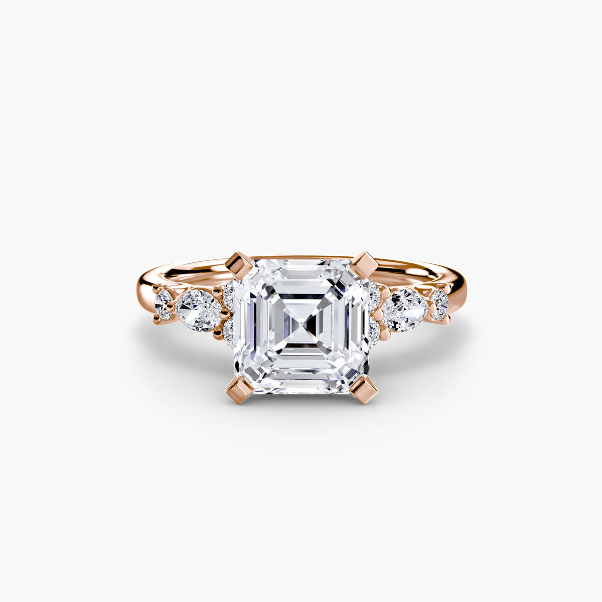 Ring Setting - 14K Rose Gold (Marquise)