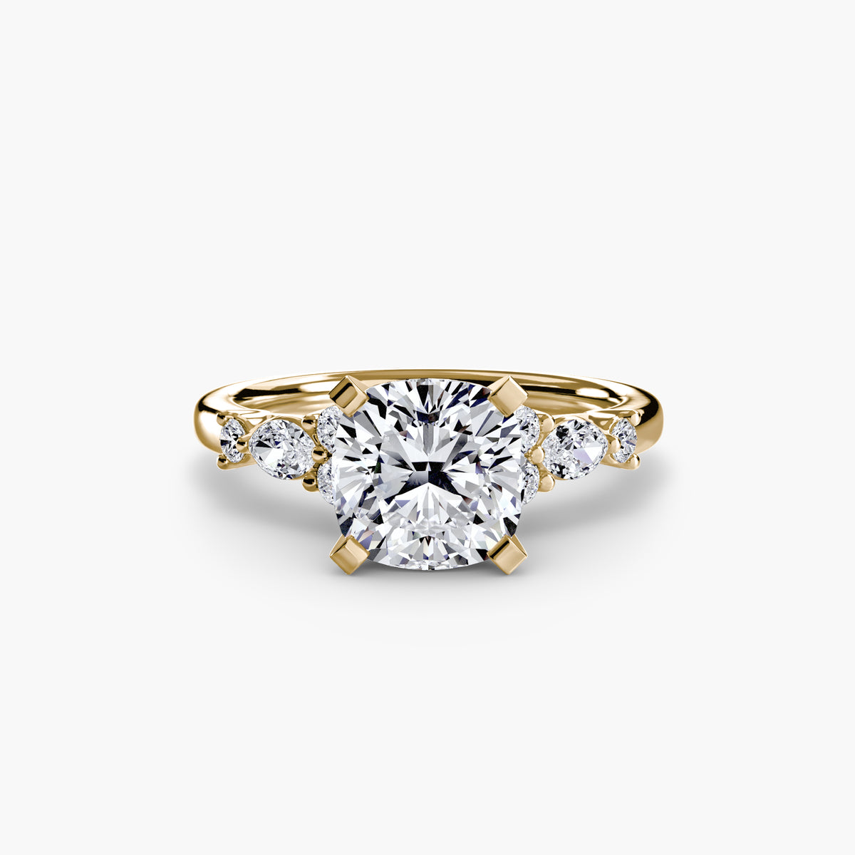 Ring Setting - 14K Yellow Gold (Oval)