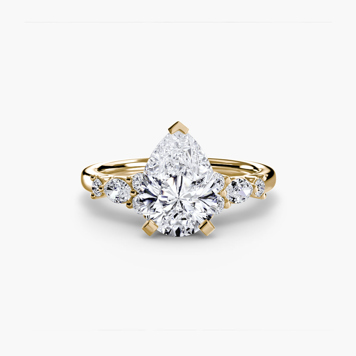 Ring Setting - 14K Yellow Gold (Emerald)