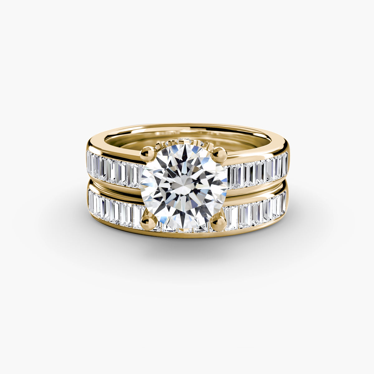 Ring Setting - 14K Rose Gold (Round)