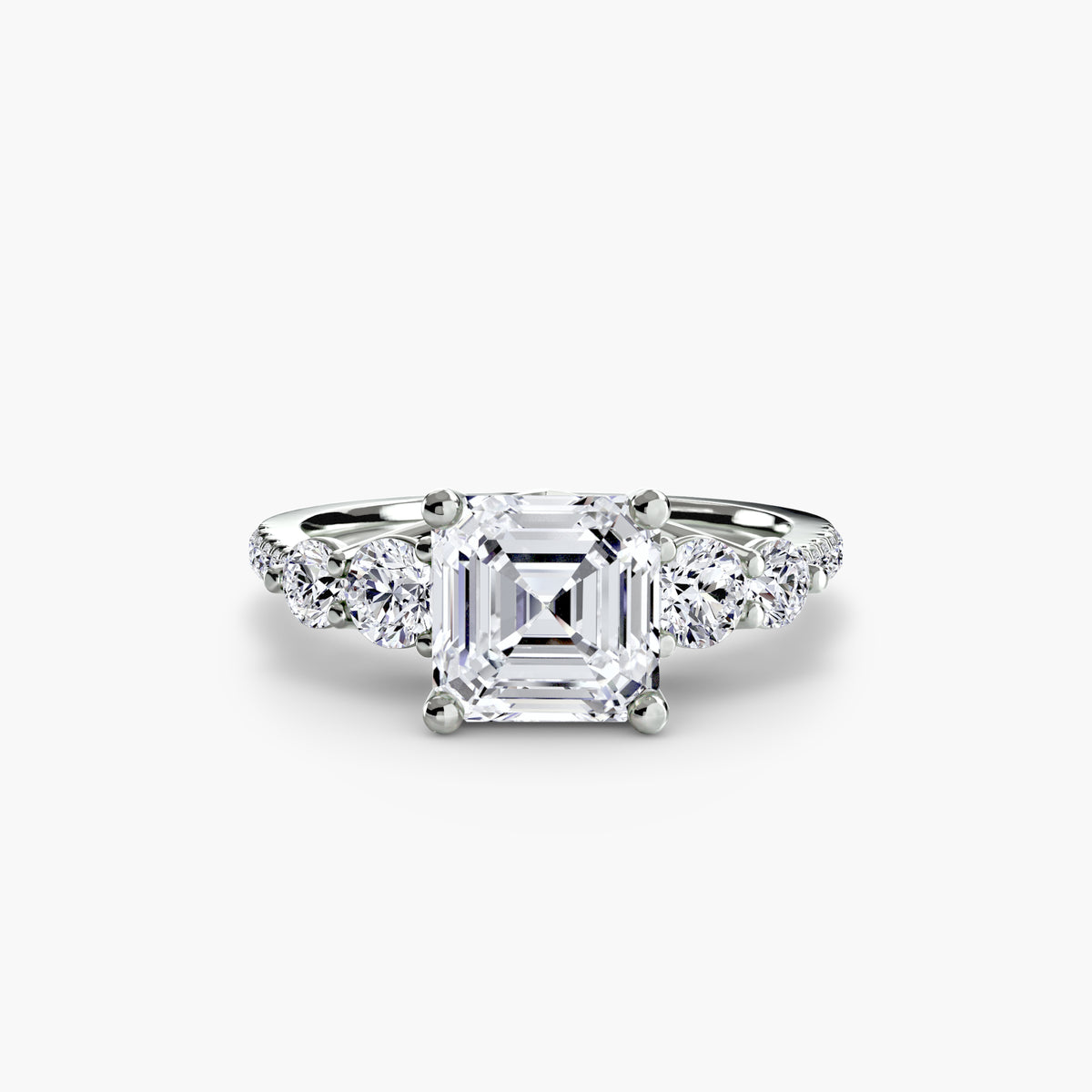 Ring Setting - 18K White Gold (Marquise)