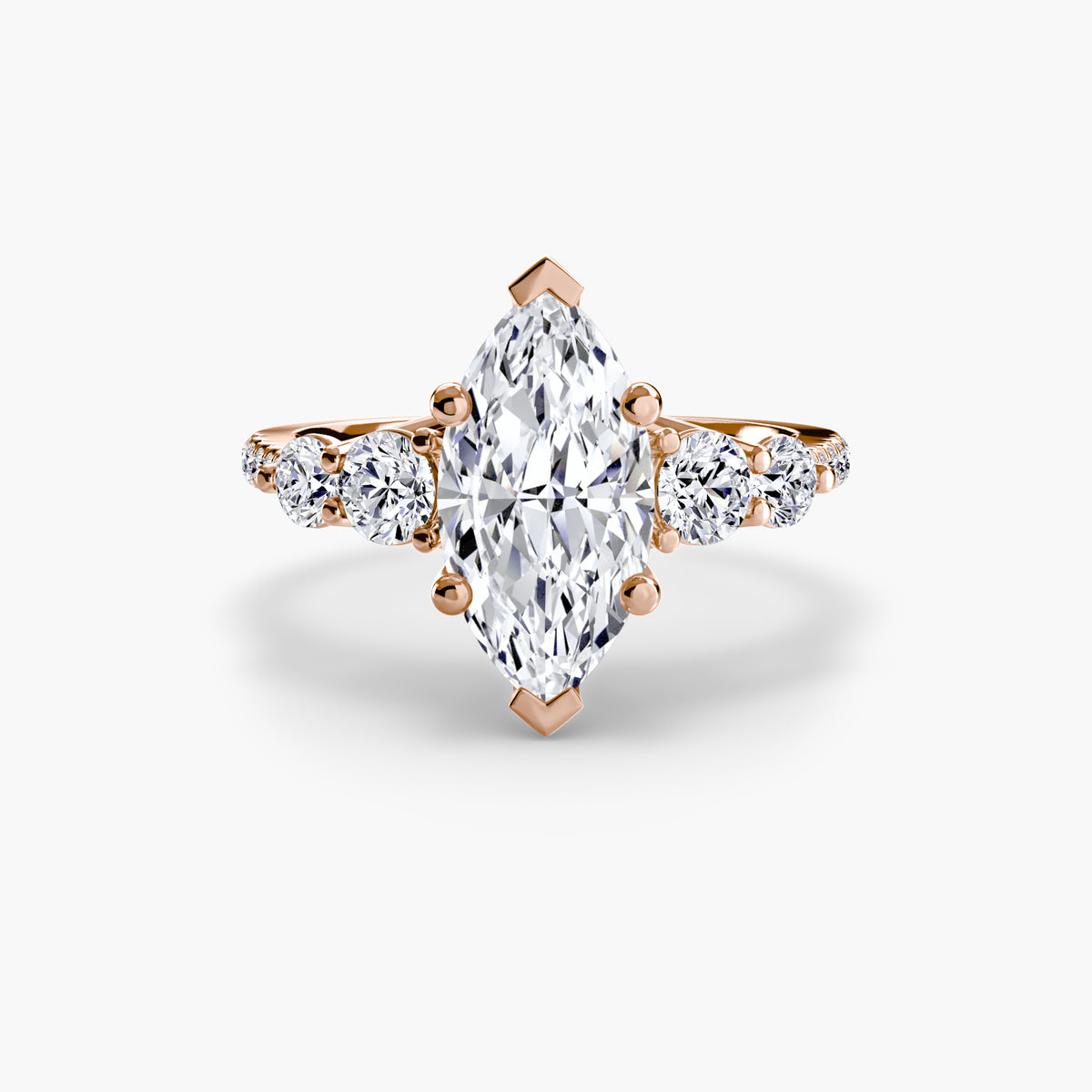 Ring Setting - 18K White Gold (Round)