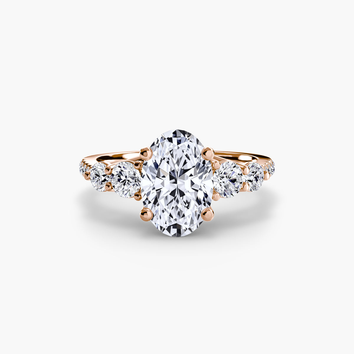 Ring Setting - 14K Rose Gold (Pear)