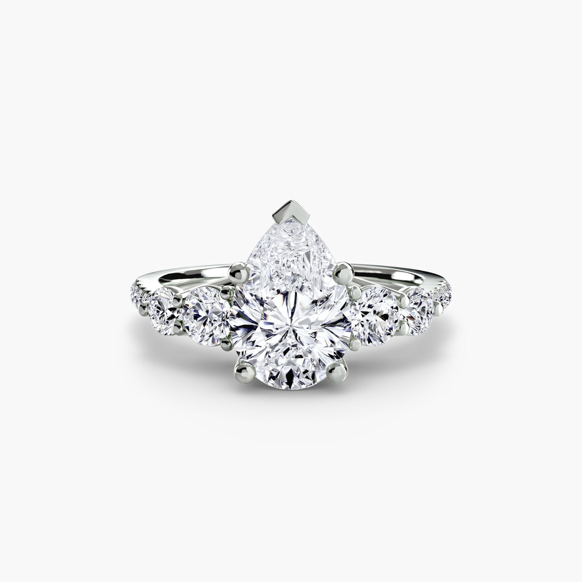 Ring Setting - 950 Platinum (Emerald)