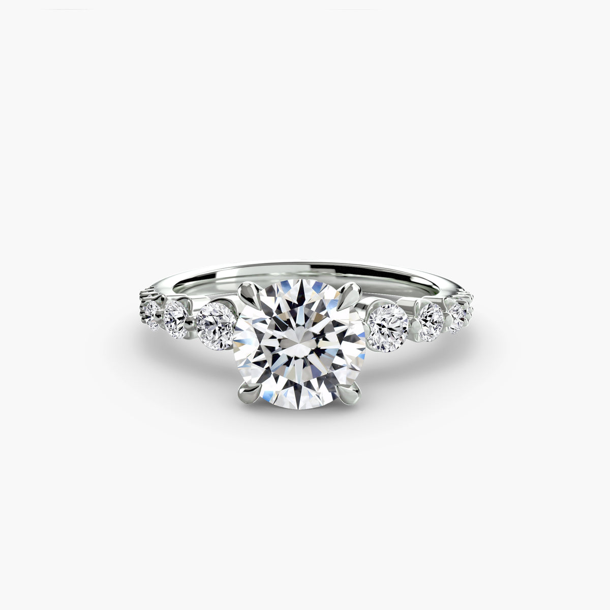 Ring Setting - 18K Yellow Gold (Round)