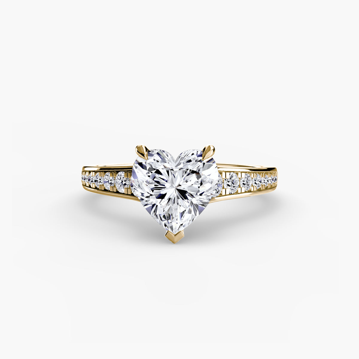 Ring Setting - 14K Yellow Gold (Radiant)
