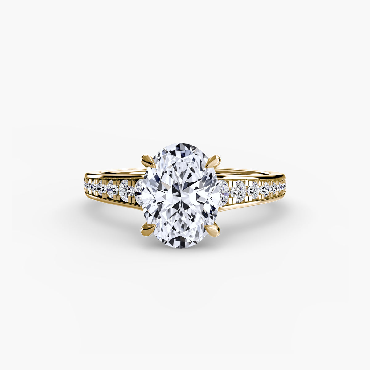 Ring Setting - 14K Yellow Gold (Pear)