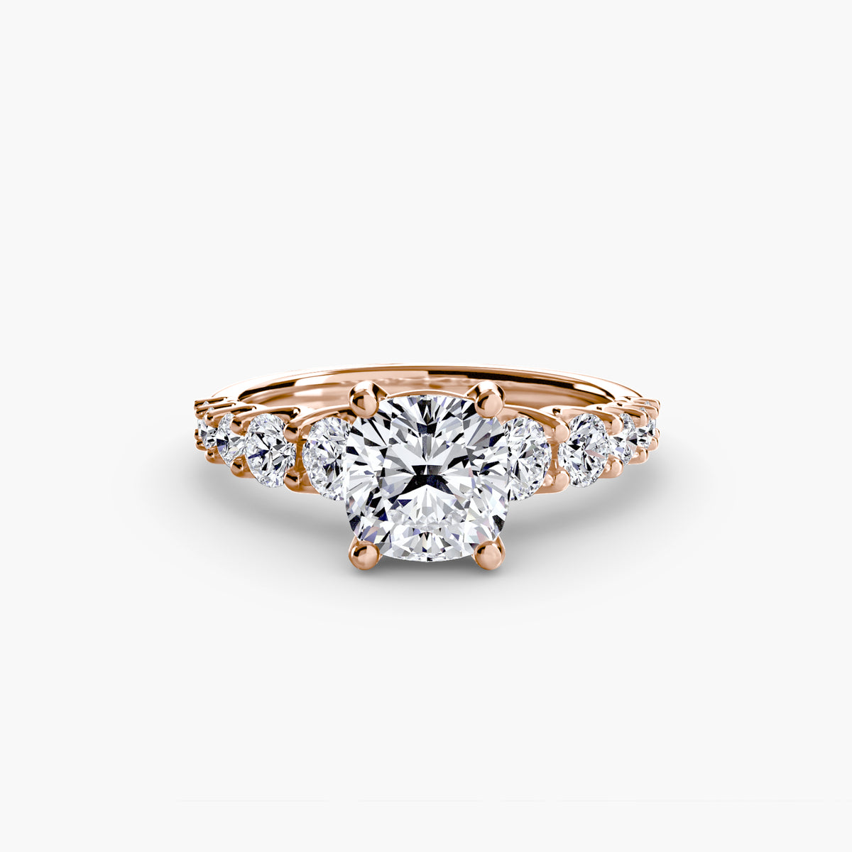 Ring Setting - 14K Rose Gold (Oval)