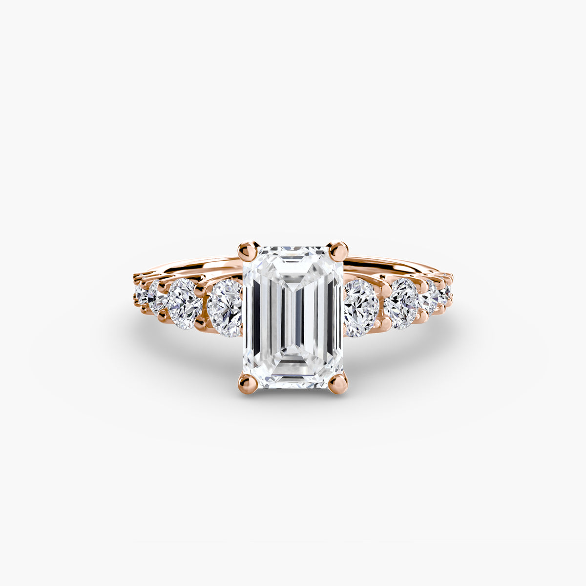 Ring Setting - 14K Rose Gold (Heart)