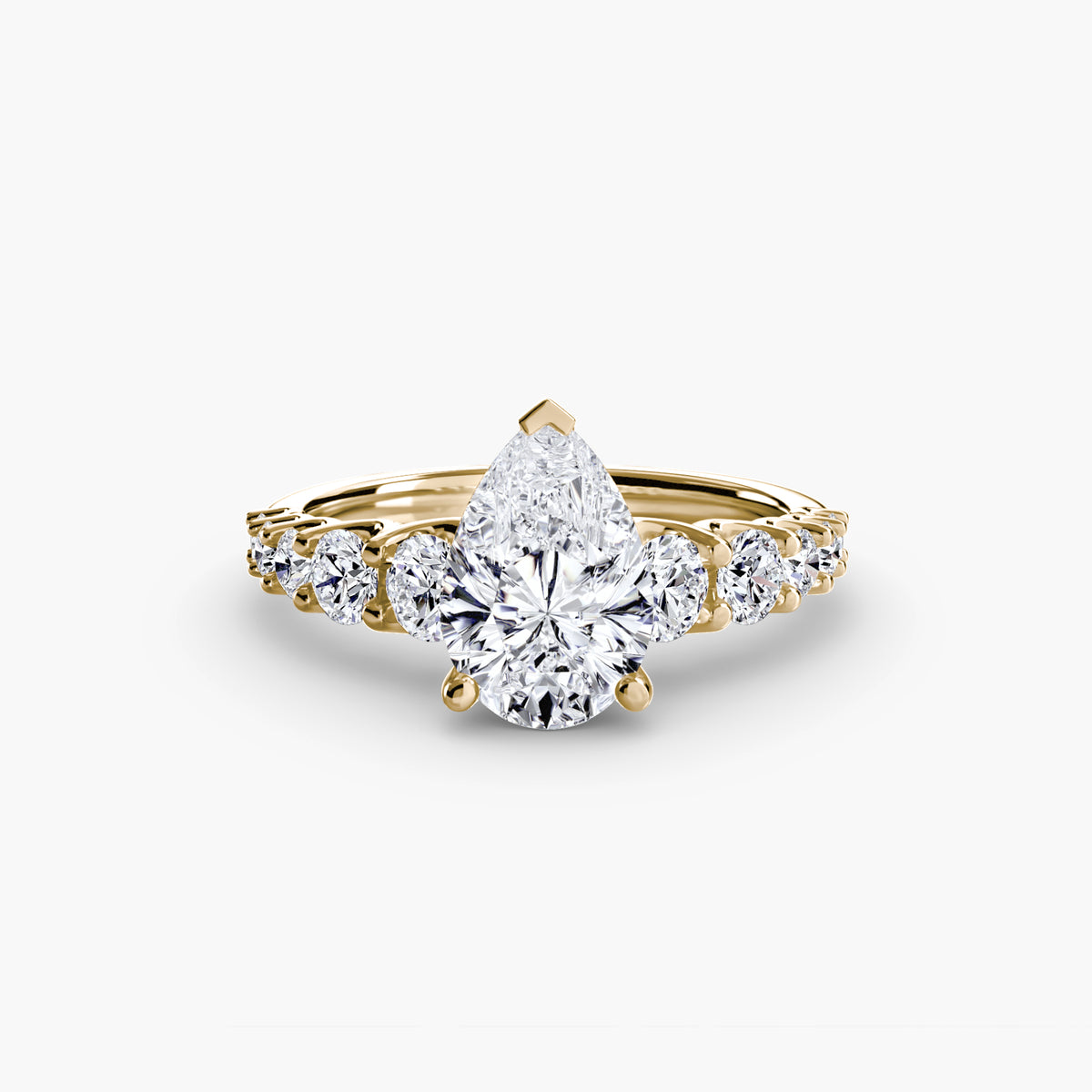 Ring Setting - 14K Yellow Gold (Emerald)