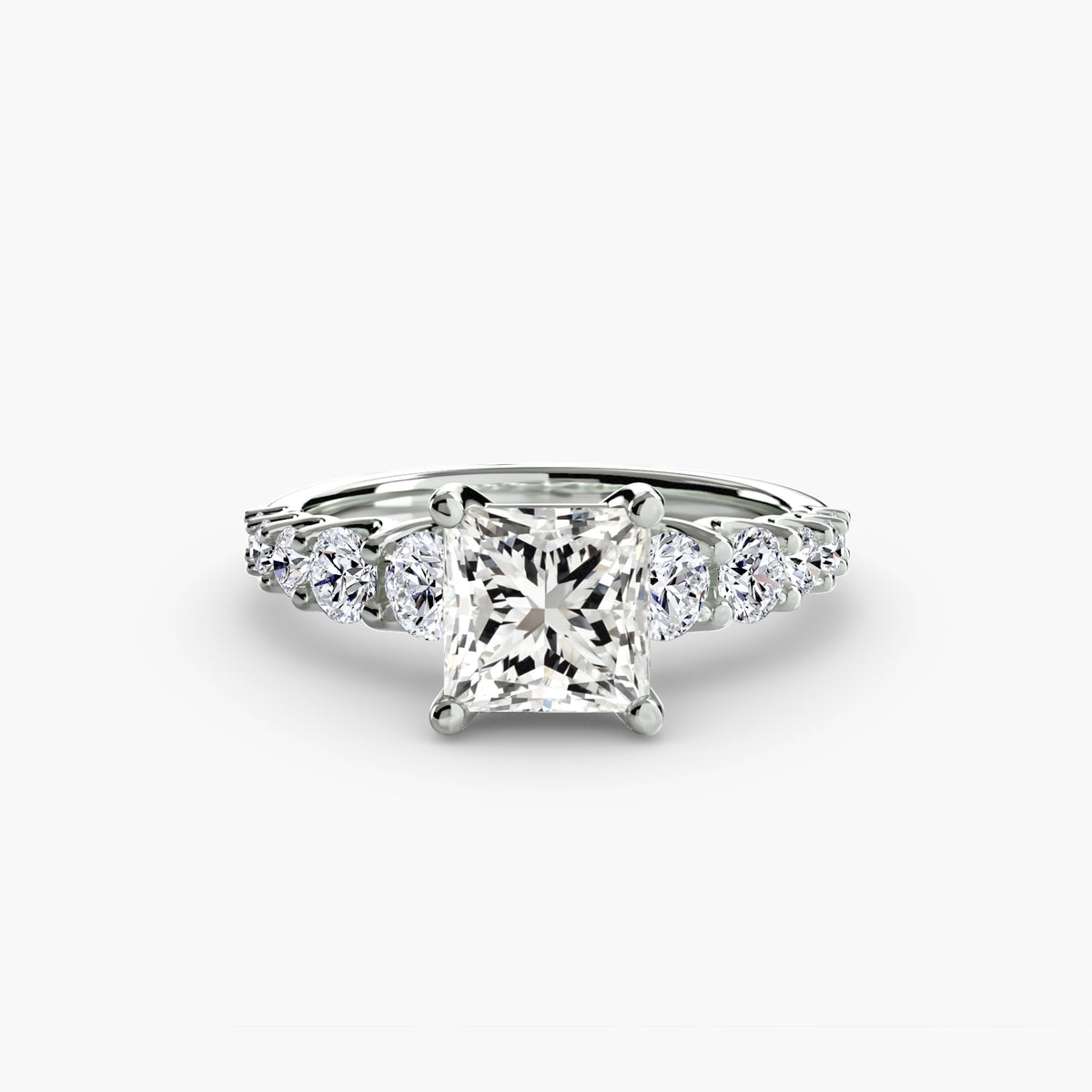 Ring Setting - 950 Platinum (Cushion)