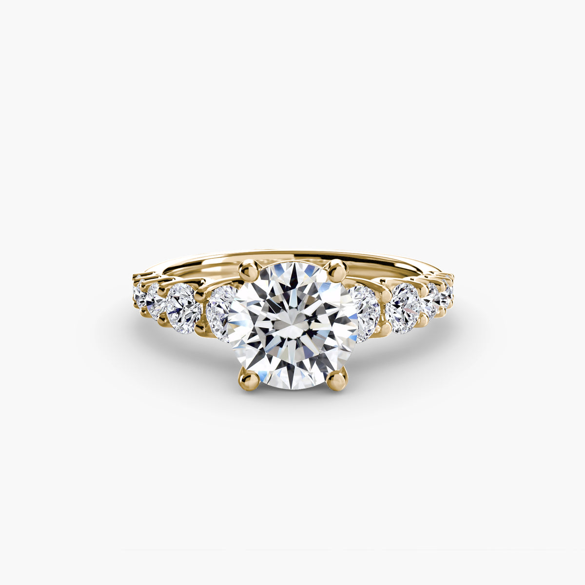 Ring Setting - 14K Yellow Gold (Princess)