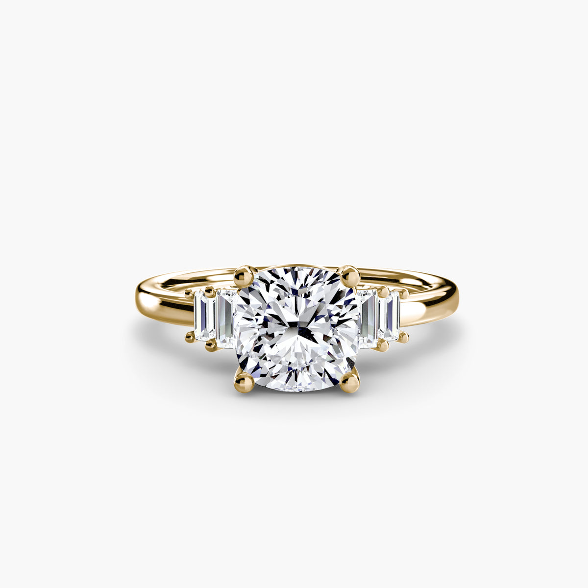 Ring Setting - 14K Yellow Gold (Oval)