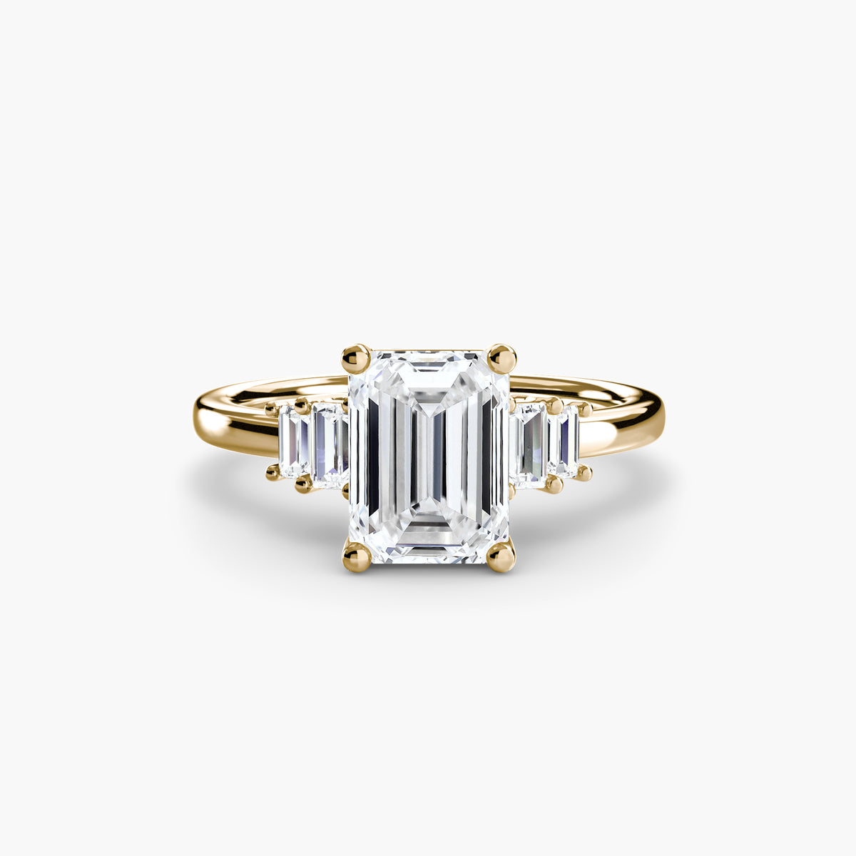 Ring Setting - 14K Yellow Gold (Heart)