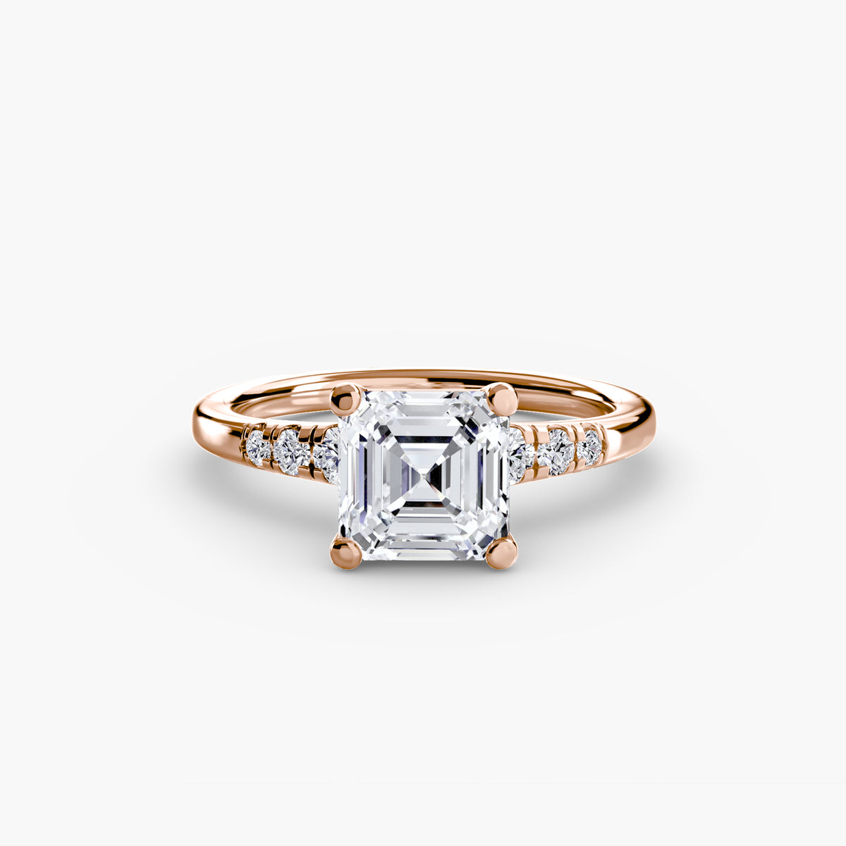 Ring Setting - 18K Rose Gold (Marquise)