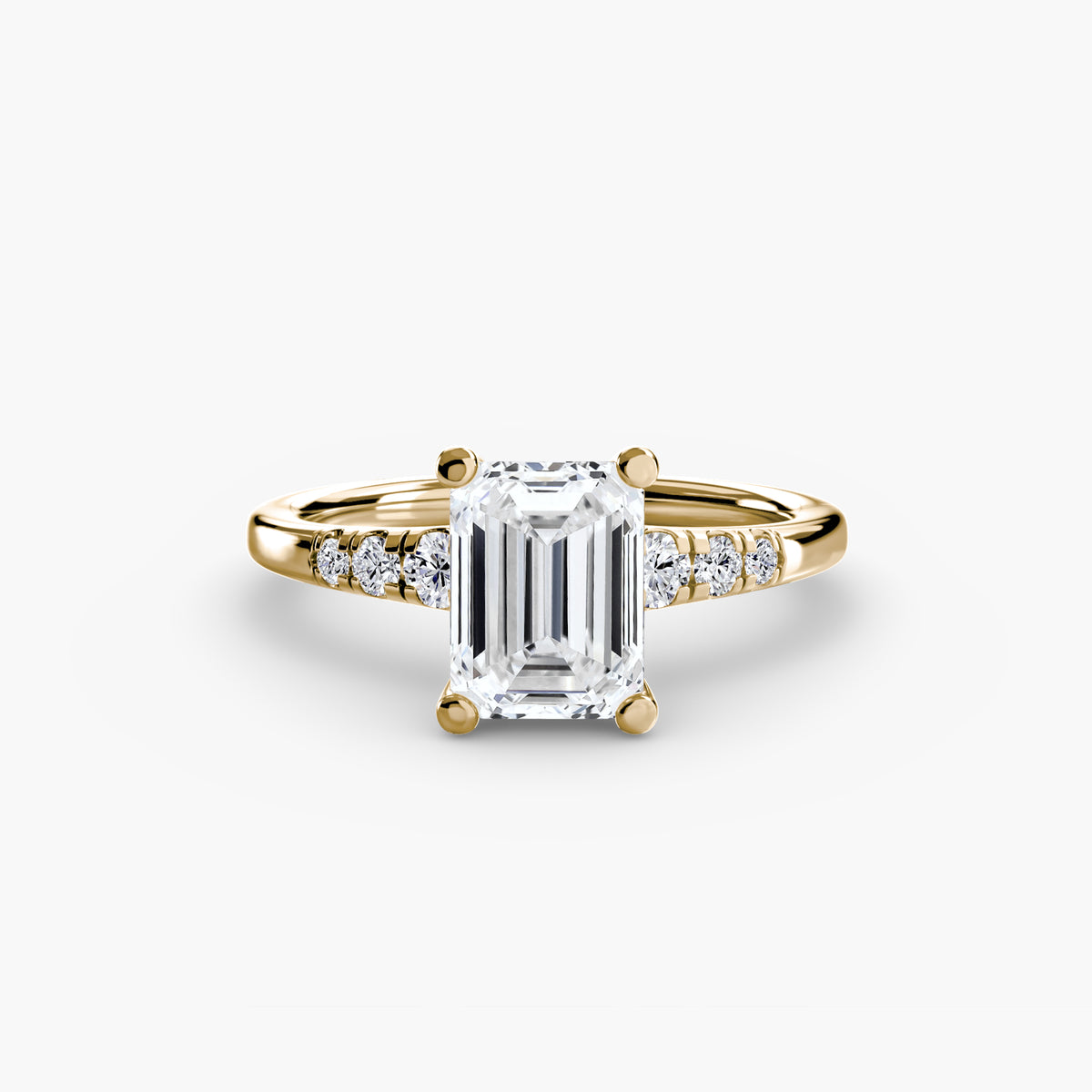 Ring Setting - 14K Yellow Gold (Heart)