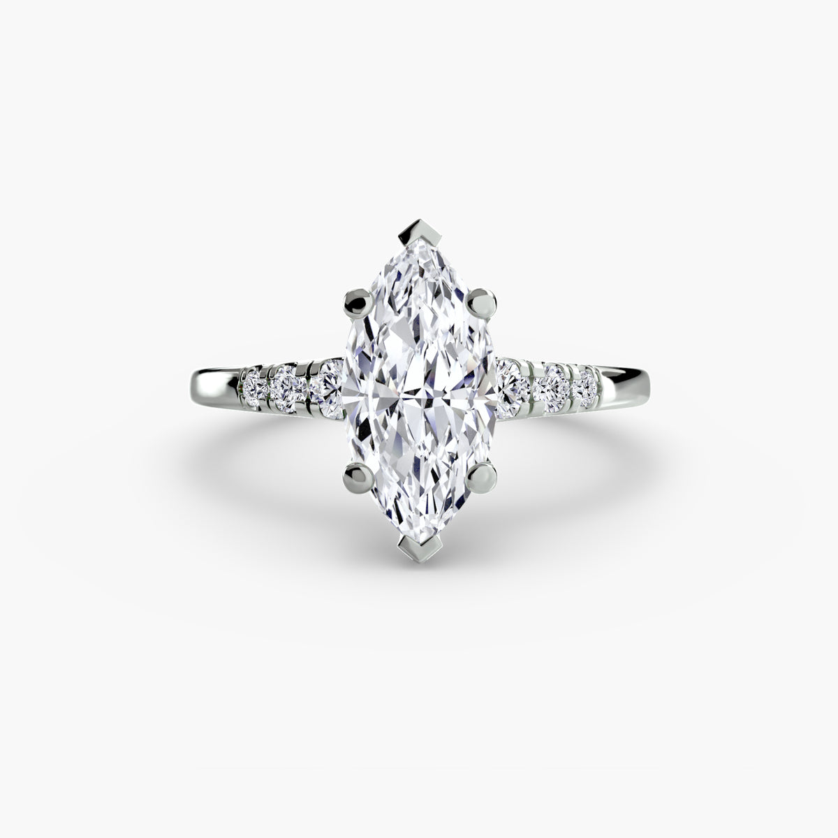 Ring Setting - 18K Yellow Gold (Round)