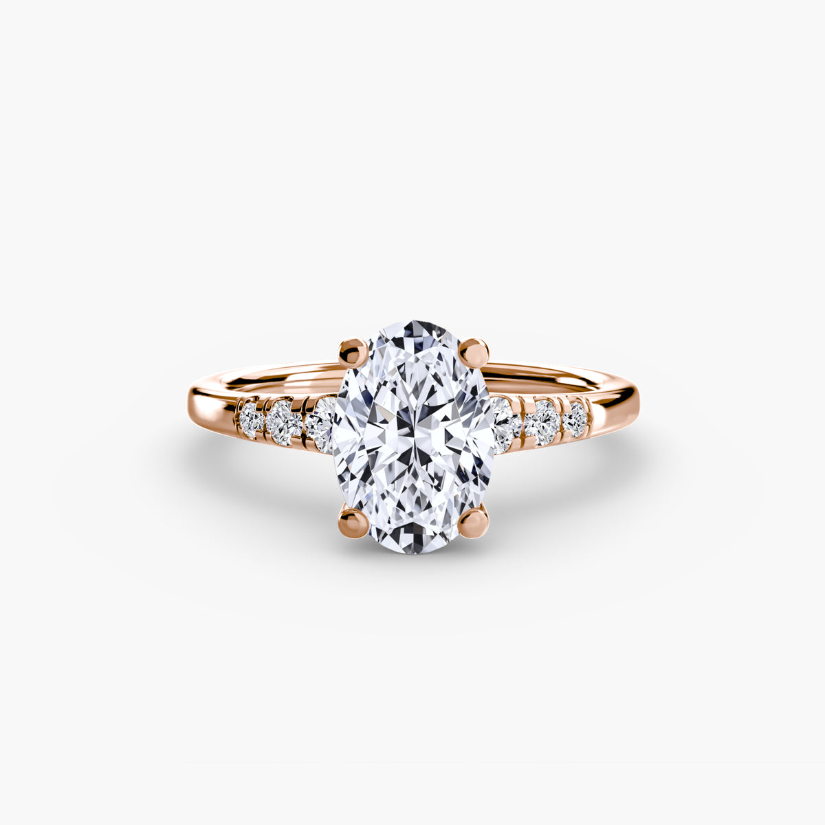 Ring Setting - 14K Rose Gold (Pear)