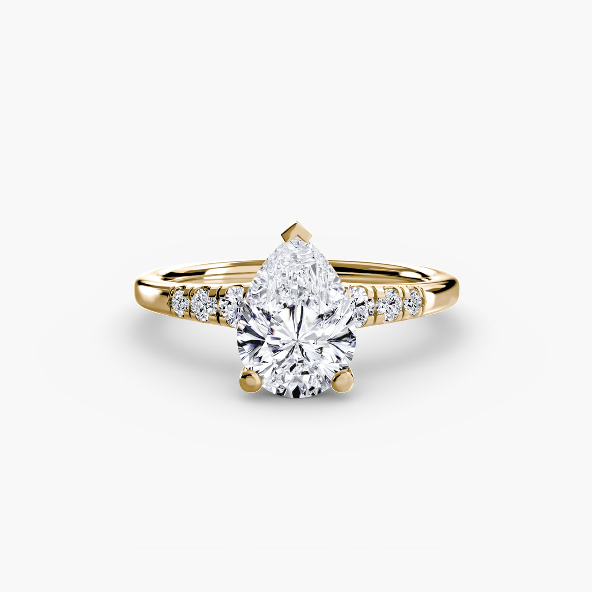 Ring Setting - 18K Yellow Gold (Emerald)