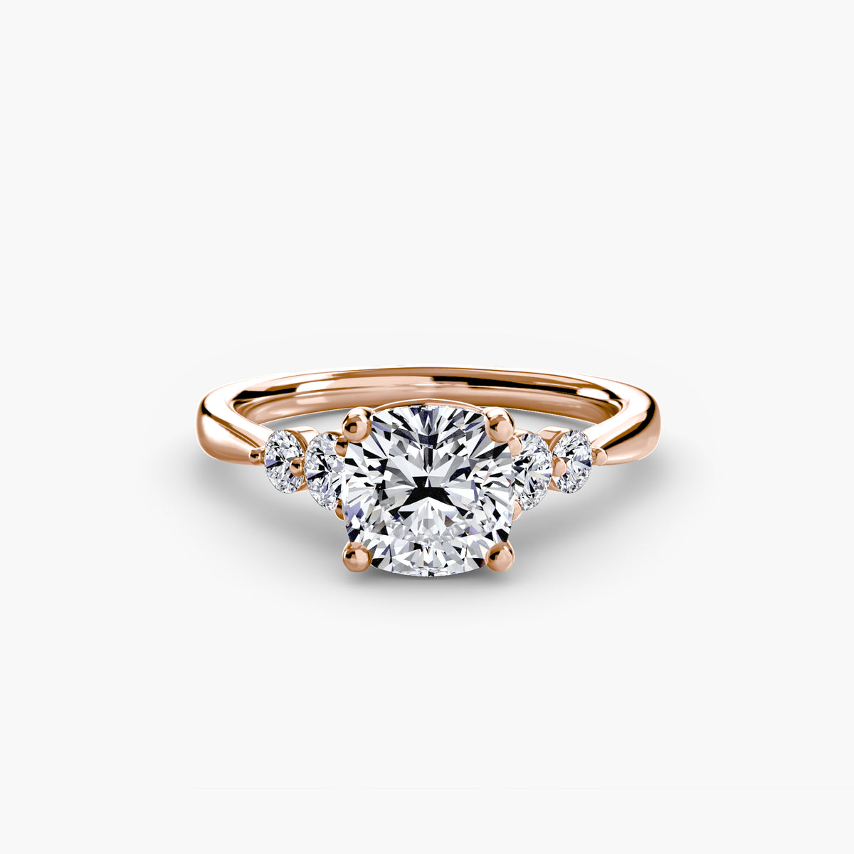 Ring Setting - 14K Rose Gold (Oval)