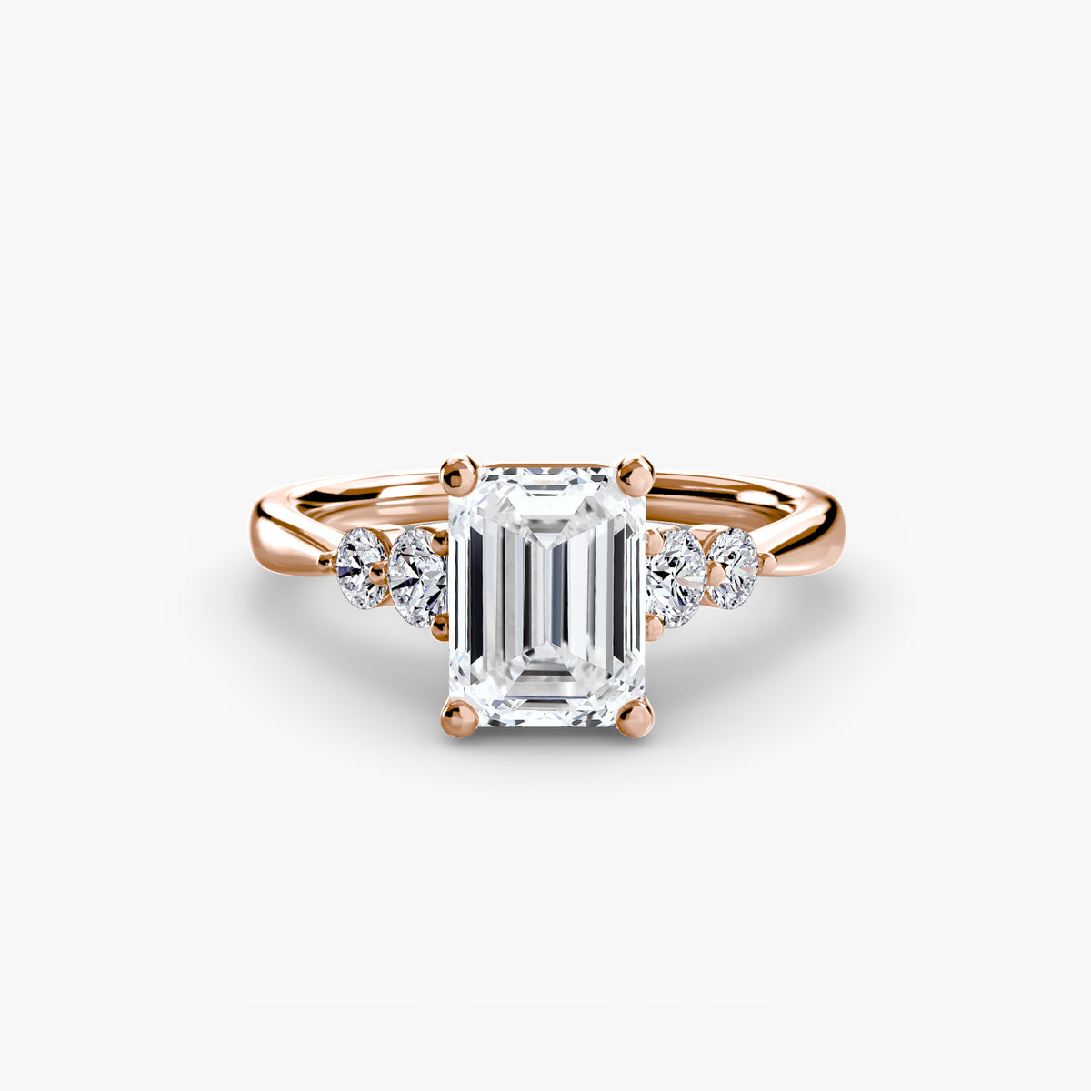 Ring Setting - 14K Rose Gold (Heart)