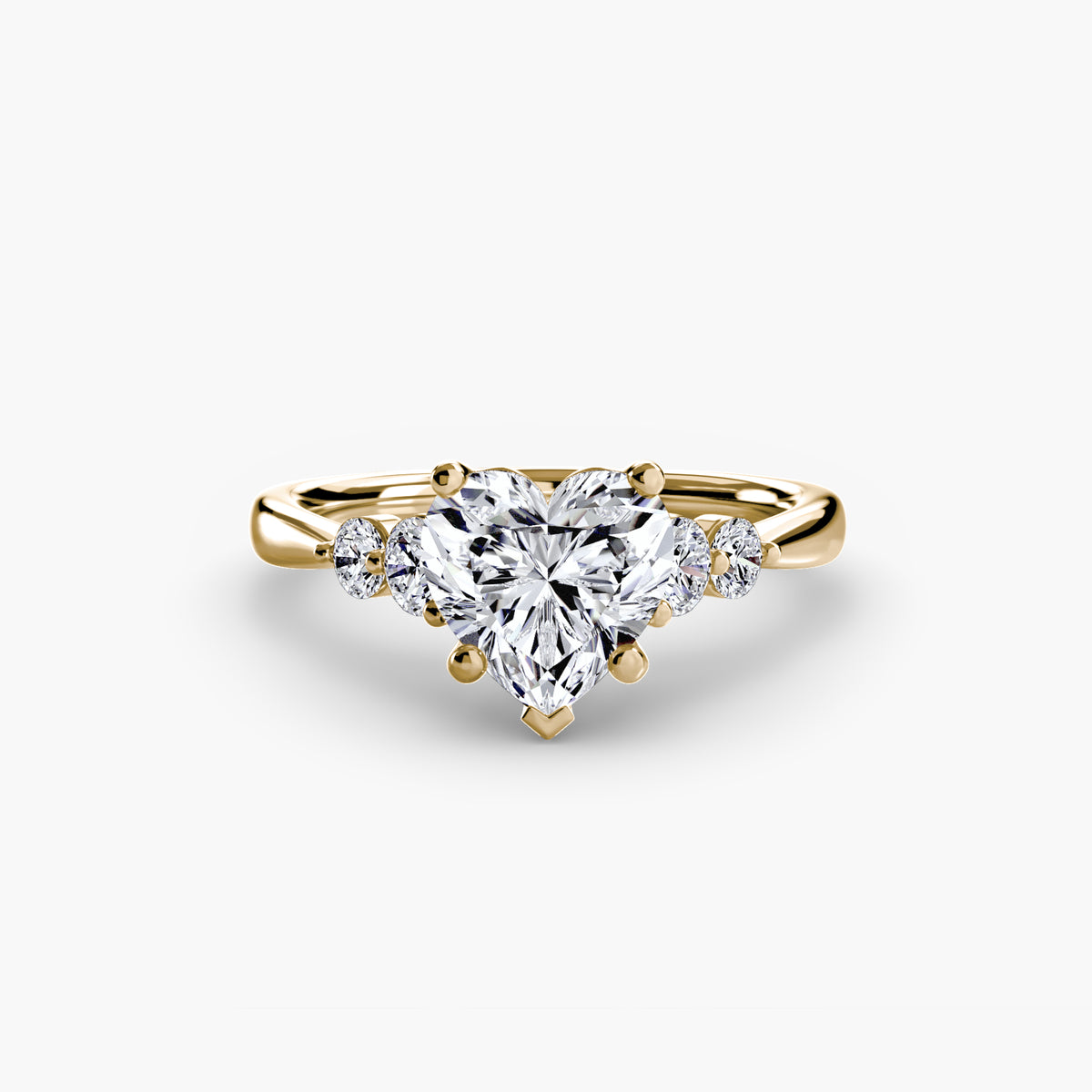 Ring Setting - 14K Yellow Gold (Radiant)