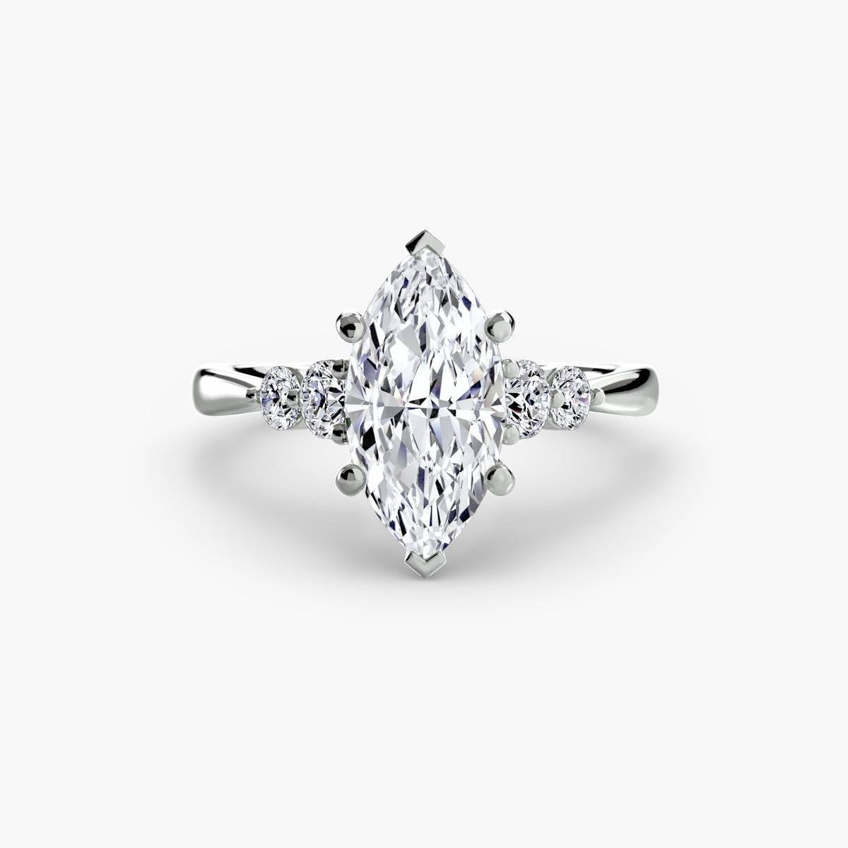 Ring Setting - 14K Yellow Gold (Round)
