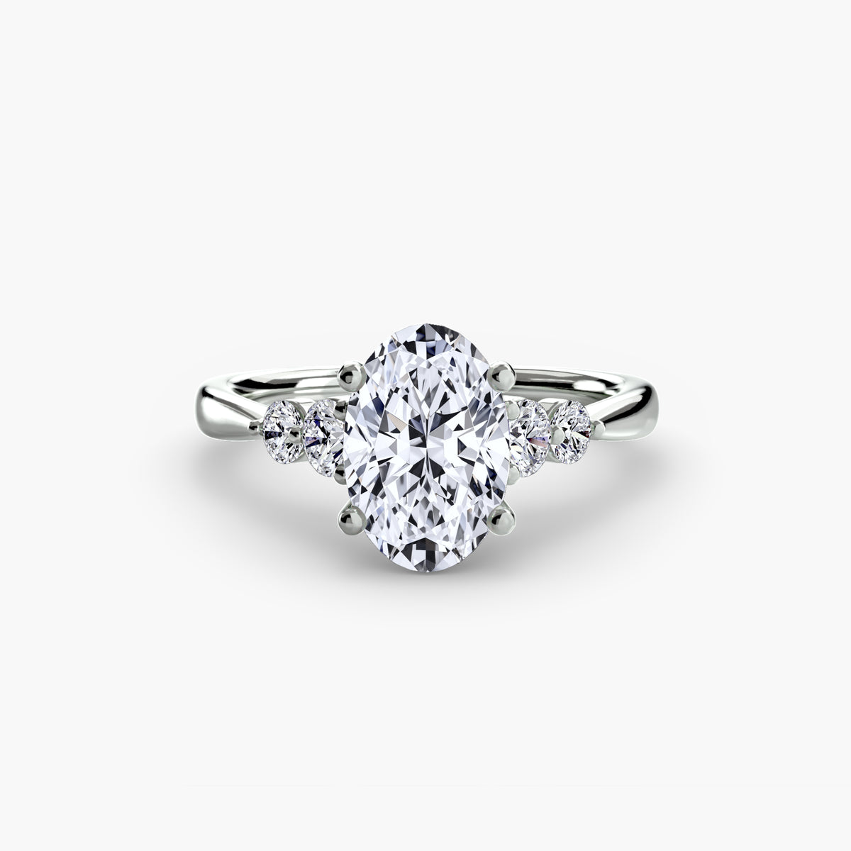 Ring Setting - 950 Platinum (Pear)