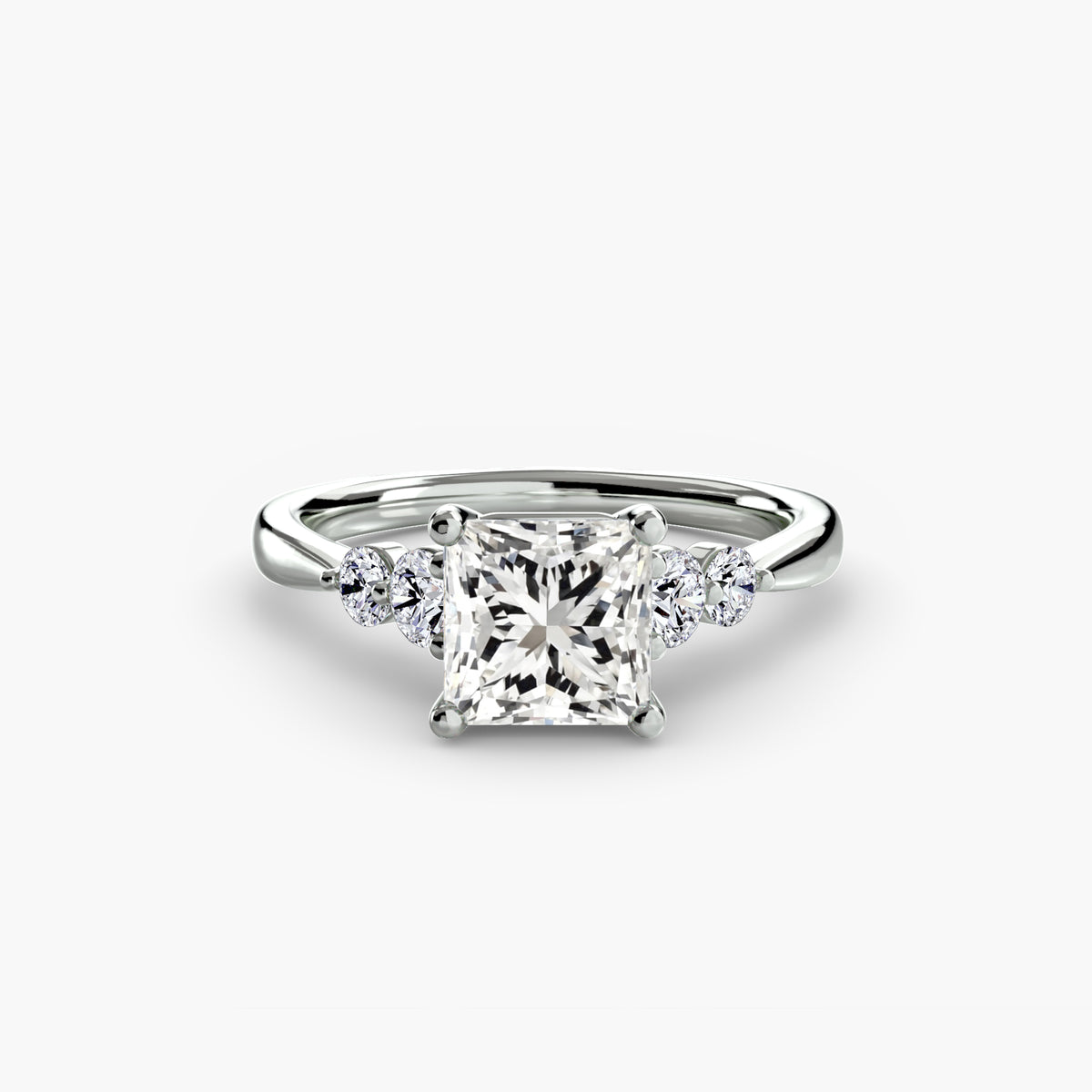 Ring Setting - 950 Platinum (Cushion)