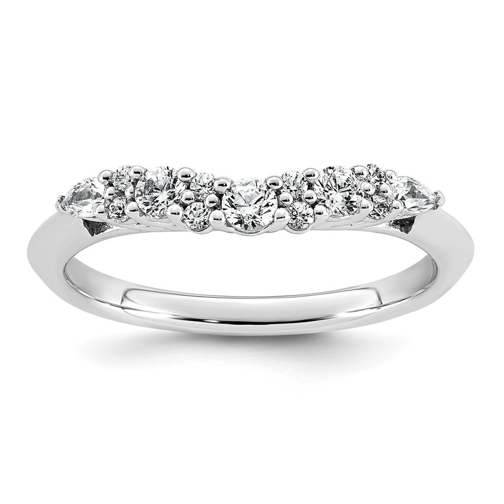 14kw 1/3ct Lab Grown Diamond VS+ F+ Complete Wedding Band