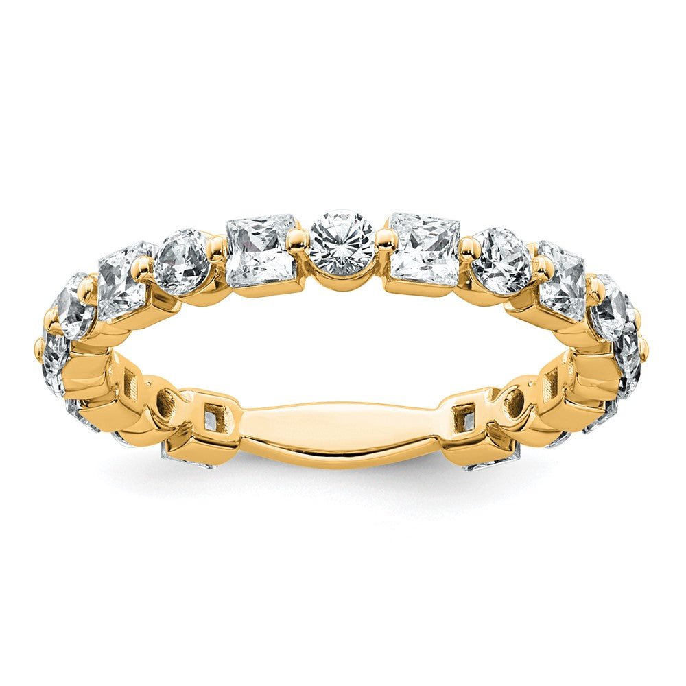 14k 1 5/8ct Lab Grown Diamond VS+ F+ Complete Wedding Band