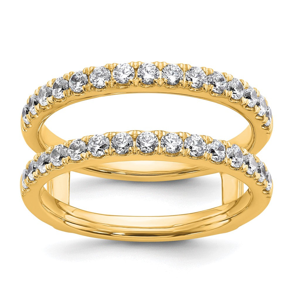 14k 3/4ct Lab Grown Diamond VS+ F+ Complete Ring Guard