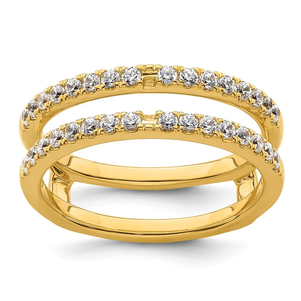 14k 1/2ct Lab Grown Diamond VS+ F+ Complete Ring Guard