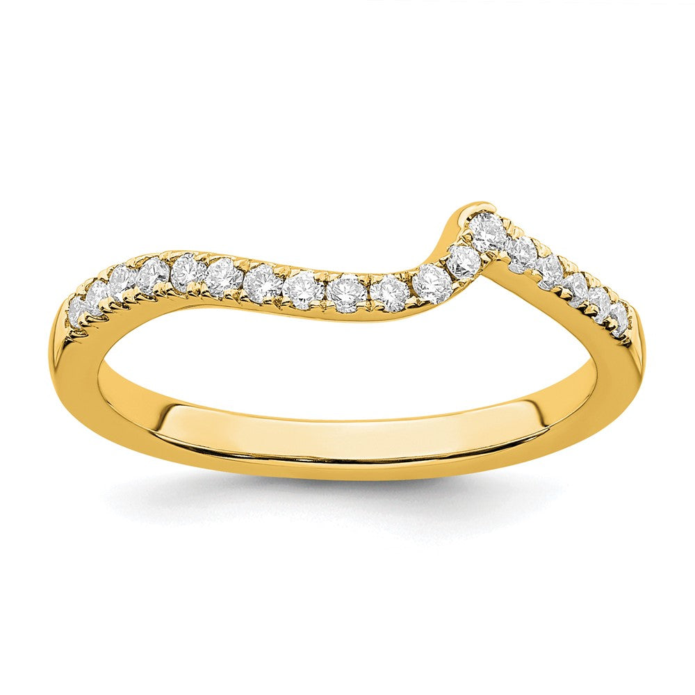 14k 1/5 c Lab Grown Diamond VS/SI+ G+ Complete Wedding Band