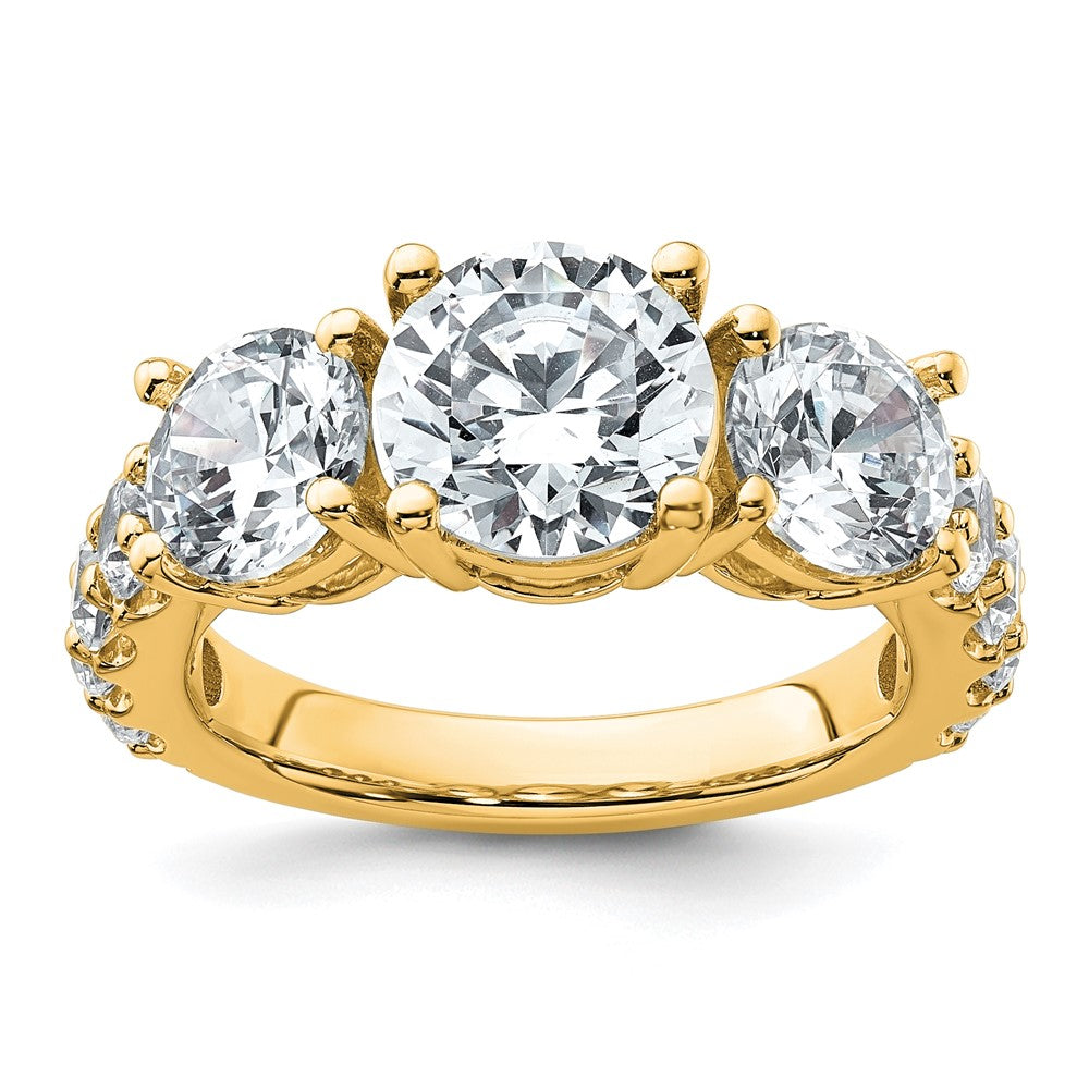 14ky 5ct. Round Diamond Ring Mounting